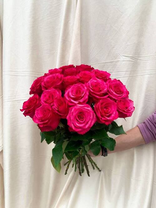 Монобукет из розовых роз